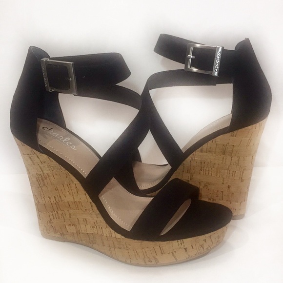 Charles by Charles David Amigo Cork Wedge Platform - Picture 2 of 7